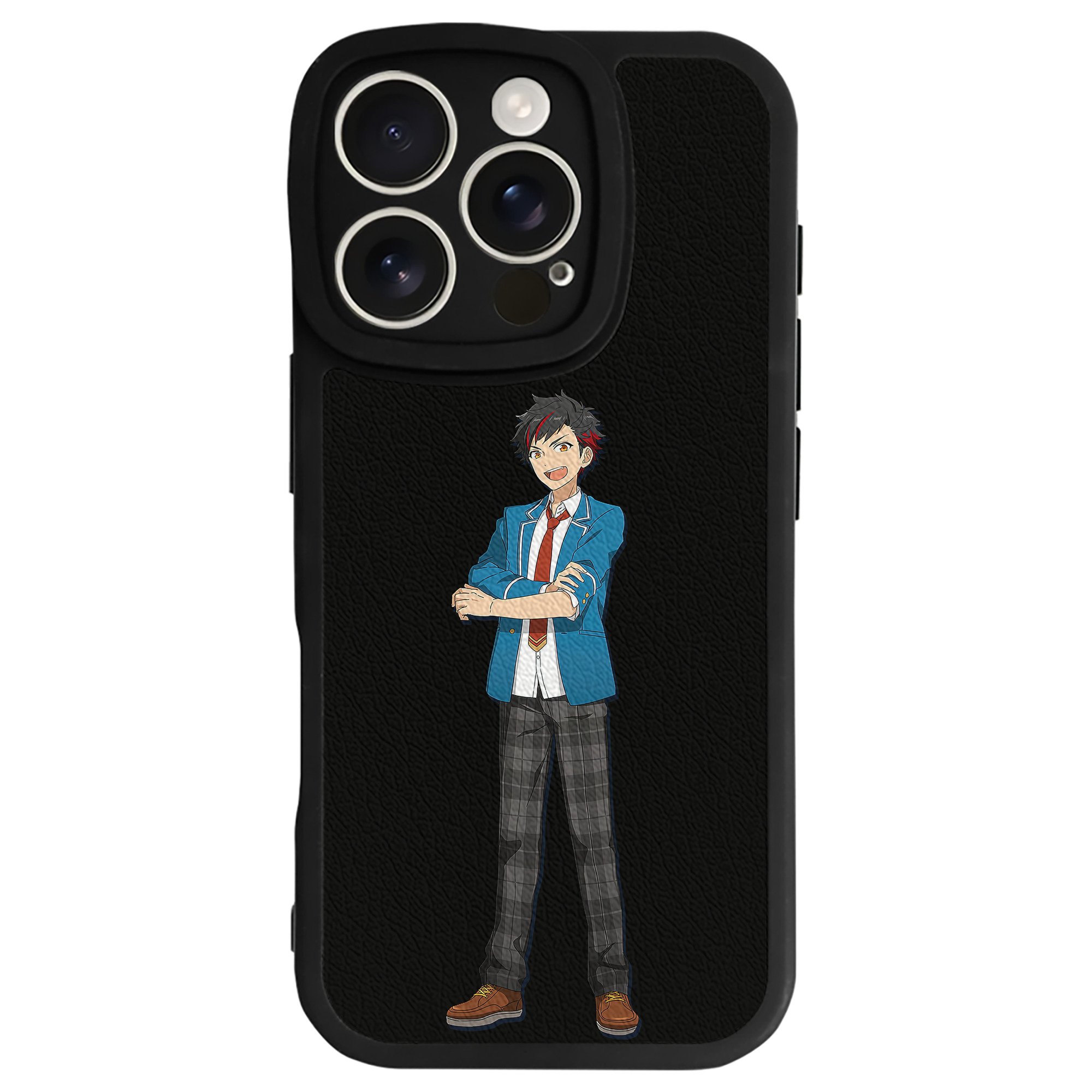 （画像用） あんさんぶるスターズ! Ensemble Stars 【iPhone 16シリーズ対応】シリコンスマホケース（レザー調） 材質：シリコン